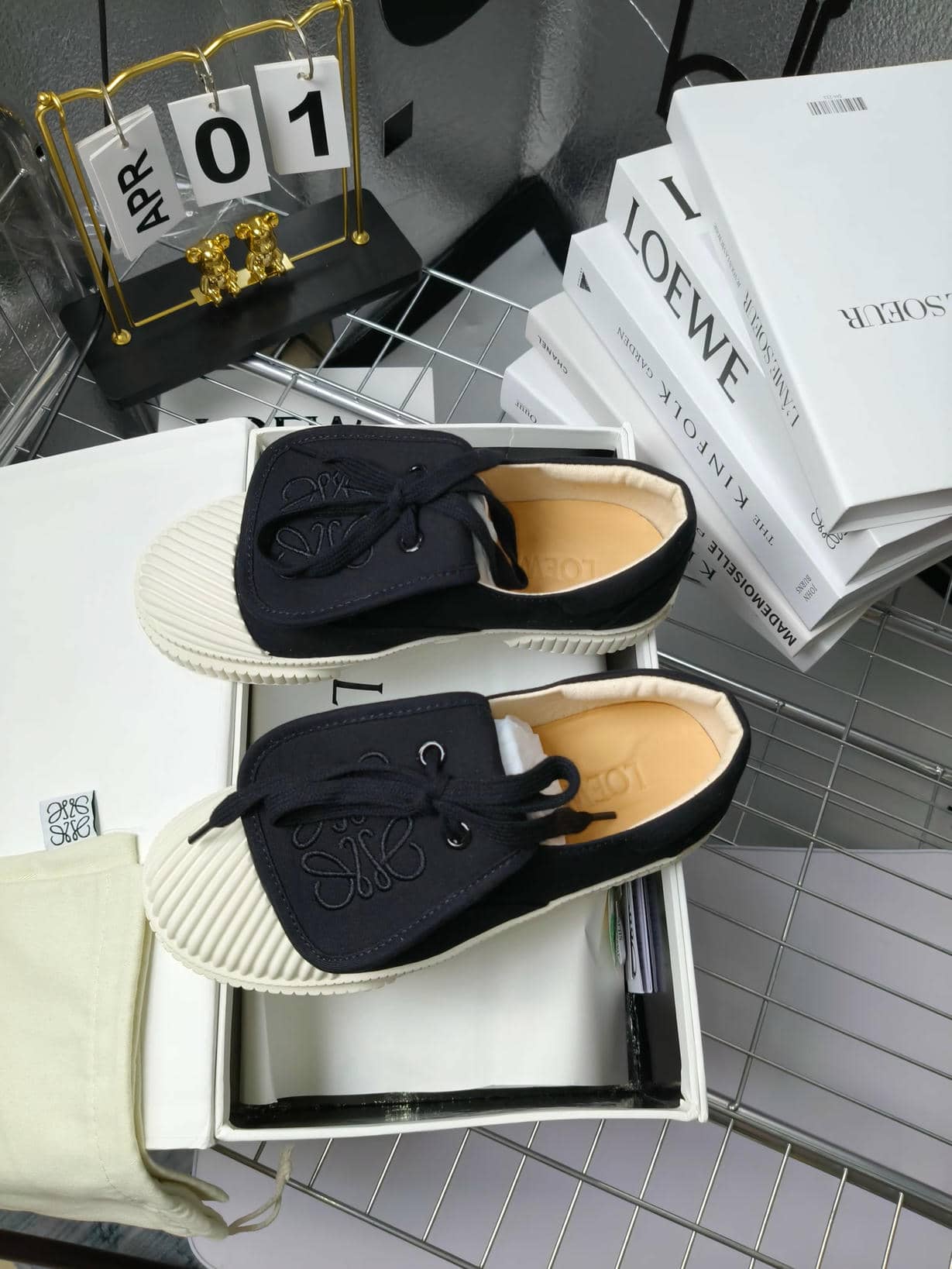 LOEWE canvas sneakers-11